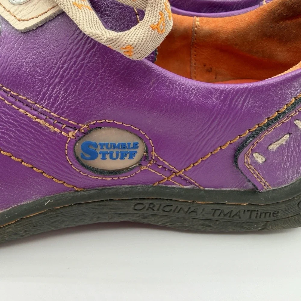 TMA Shoes Women's 10 - 10.5 Sz 41 Stumble Stuff Groovy Glides Washed Leather - Picture 5 of 10